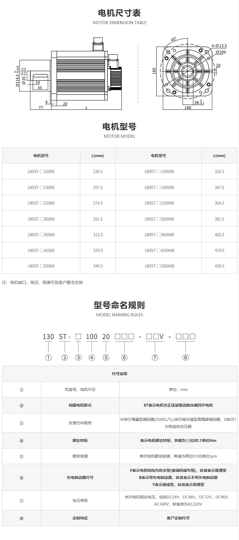 180交流伺服電機(jī)-惠斯通 180交流伺服電機(jī)-惠斯通